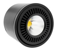 Foco LED de superficie Lámpara COB 20W 220VAC 6000K negra 110mm - BeMatik