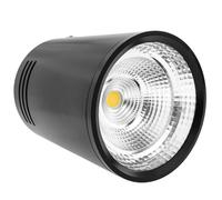 Foco LED de superficie Lámpara COB 7W 220VAC 3000K negra 75mm - BeMatik