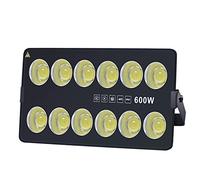 Foco LED de trabajo 50-600 W, IP67, 6000 K, for exteriores, ideal for garajes, patios y azoteas(600W)