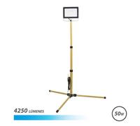 Foco LED Elbat con trípode 50w - 4250 lúmenes - 6500k luz fría - cable de 3m - IP65 para uso en exteriores