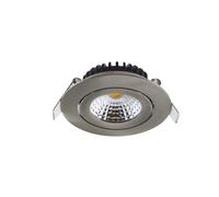 Foco LED Empotrable Ajustable 5W 2700K Níquel - A22032