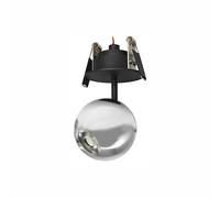 Foco LED empotrable Bora 8,5 W 36º 2700 K Plata - Foco esférico ajustable de alta eneito & Faure