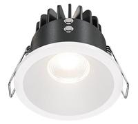 Foco LED empotrable Maytoni Zoom, 6W, blanco, IP65, 90Ra, diámetro 6mm, luz blanco cálido