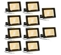 Foco LED Exterior 50W, 5000LM 3000K Floodlight para Jardín Garaje,10PCS
