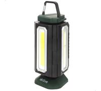 Foco LED Exterior Aktive Triple 1500 Lúmenes con Base Imantada y Powerbank, 10x10x20 Cm, Negro