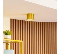 Foco LED Lindby Nivoria, Ø 12 cm, dorado, metal