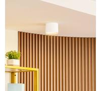 Foco LED Nivoria de Lindby, Ø 12 cm, 15 W, blanco, metal