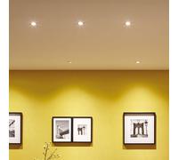 Foco LED Paulmann Nova Coin, juego de 3 unidades, de hierro, orientable, 2700 K