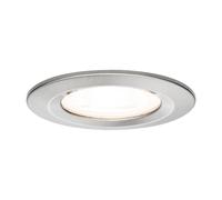 Foco LED Paulmann Nova redondo fijo, hierro, IP44, GU10 atenuable