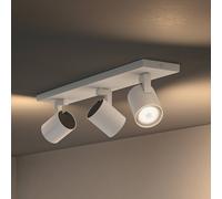 Foco LED Philips Hue Runner, 3 luces, interruptor regulador, blanco
