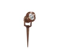 Foco LED redondo FADE de 5 W IP65 color Corten de Beneito Faure - Beneito & Faure