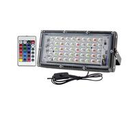 Foco LED RGB De 50W Y 100W, Reflector Impermeable IP65 For Exteriores, Iluminación Paisaje Con Control Remoto Garaje en el jardín(RGB 50W,50W)