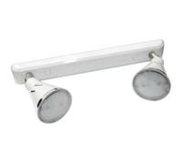 Foco led techo 5wx2 760lm orientable blanco