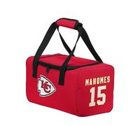 FOCO - Lonchera térmica con doble compartimento con licencia oficial de la NFL (Patrick Mahomes - Kansas City Chiefs)