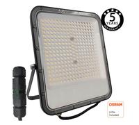 Foco Proyector Exterior LED Negro - AVANT PRO - OSRAM CHIP - IP65 - Luz seleccionable 2700K - 4000K - 5700K