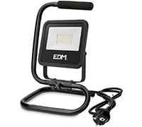 Foco proyector led con pie 30w 2370lm 4000k luz dia black series edm