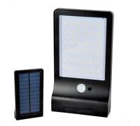Aktive Farola solar exterior 61534 – sensor movimiento, 36 LEDs, 300 lm, 6–8 h, impermeable