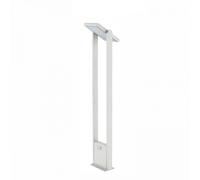 Foco solar LED POPA blanco, 100 cm, 4000K, para jardín, Beneito Faure - Beneito & Faure