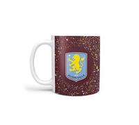FOCO con licencia oficial Aston Villa FC taza con diseño de salpicaduras de pintura