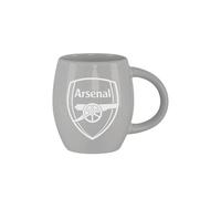 FOCO Taza de té gris con licencia oficial del Arsenal FC