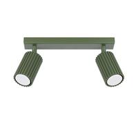 Sollux Lighting lámpara de techo Karbon SL.1618 2x10 W verde
