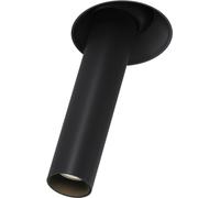 Focos empotrables LED Maytoni de 7W, con aro de aluminio negro orientable, 3000K, IP20