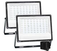 Focos LED de 200W, 20000 lúmenes, pack de 2, IP66, luz blanca fría