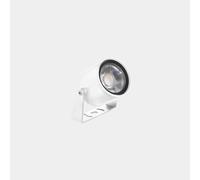 Focos LED para exteriores LedsC4, 58 mm, 459 lúmenes, 2700K, aluminio y vidrio, acabado blanco transparente. Iluminación eficiente y moderna para jardines y terrazas