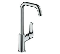 Hansgrohe Grifo monomando de lavabo Focus 31609000 con vaciador automático cromo 240 mm