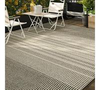 FOELANNE Alfombra de Patio mezclada Tejida