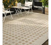 FOELANNE Alfombra de Patio mezclada Tejida