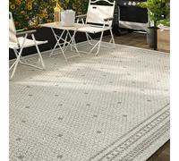 FOELANNE Alfombra de Patio mezclada Tejida