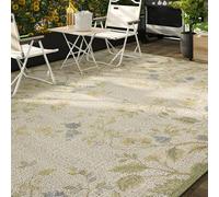 FOELANNE Alfombra de Patio mezclada Tejida