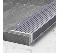 FOELANNE Bordes de Escalera Aluminio en Forma L, 5 Piezas
