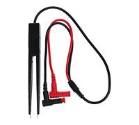 Foemey Medidor de pinza de prueba de chip SMD, sonda de plomo, multímetro, pinzas y condensador de resistencia
