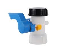 FOGWOWO IBC - Adaptador de depósito de 60 mm de importación a 60 mm, válvula de válvula para tanque de agua de lluvia, bidón, contenedor