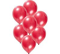 Folat 19135 Globos rojos Metálicos 30 cm-50 Piezas