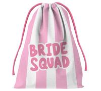 Folat 21434 Bolsa con cordón de deporte Bolsa de regalo - Bride - She Said Yaasss - Poliéster - Rosa. Accesorios para despedidas de soltero, para fiestas de novia