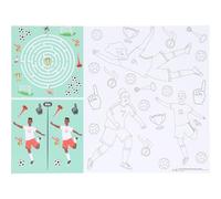 Folat 27577 Fútbol Azul Verde Salvamanteles - Fantastic Football - 6 piezas - Decoración de fútbol para cumpleaños de niños niño y niña