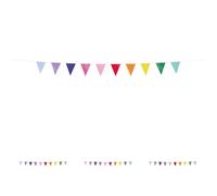 Folat 27782 Decoración de cumpleaños y Fiestas Coloridas - Guirnalda de Banderines - Stripetastic - 6 m - Artículos de Fiesta para niños y Adultos (Paquete de 4)