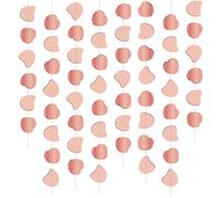 Folat 67027 Guirnaldas de techo Elegante Rubor exuberante-8 piezas, color rosado oro, happy birthday
