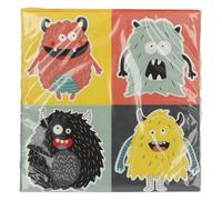 Folat 68352 Servilletas Monster Bash 33x33cm - 20 piezas