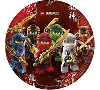 Folat 93455P Platos FSC Lego Ninjago 23cm - 8 piezas