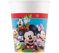 Folat 93823P Tazas Papel FSC Mickey Mouse 200ml - 8 piezas