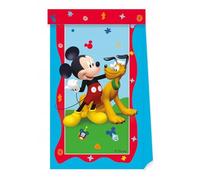 Folat 93828P Bolsas de fiesta Mickey Mouse Multicolores 4 piezas - Bolsa de Regalo Cumpleaños para Fiestas con Disney's Mickey Mouse para Fiestas Infantiles