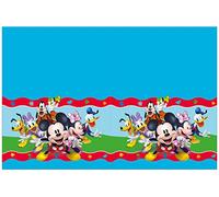 Folat 94705P Mantel de Mesa Mickey Mouse Multicolores 120x180cm - Fundas de Mesa rectangulares para de Fiesta de cumpleaños de niños