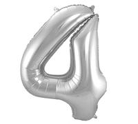 Folat B.V.- 631747 Globo, Color plata, 4 (FOLC631747) , color/modelo surtido