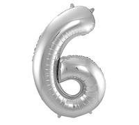 Folat B.V.- 631761 Globo, Color plata, 6 (FOLC631761) , color/modelo surtido