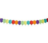 Folat B.V- Folat Globo de guirnalda de papel de varios colores - 6 m, Multicolor (07918)