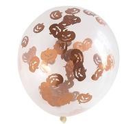 Folat B.V- Folat Globos con confeti de calabaza, Color naranja, talla única (Qualatex 8602)